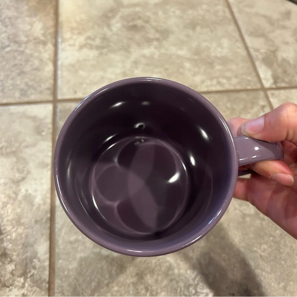 Hello Kitty Halloween Coffee Mug Cup Purple Pumpkin NEW